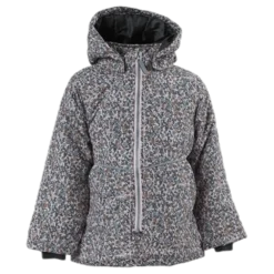 Maxi Jacket Small Flower Orange