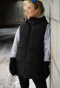 Maya Padded Hybrid Jacket Jet Black