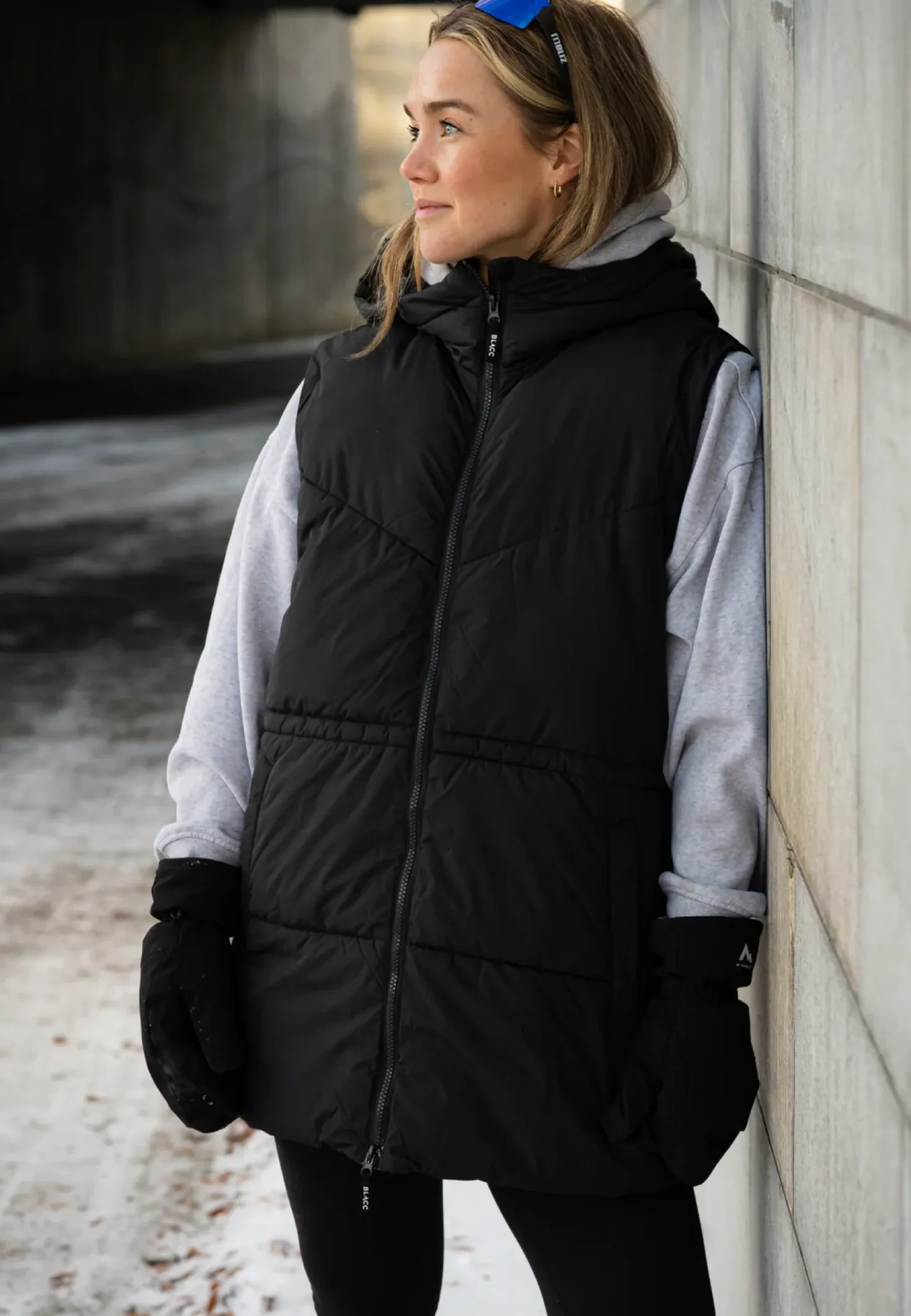 Maya Padded Hybrid Jacket Jet Black