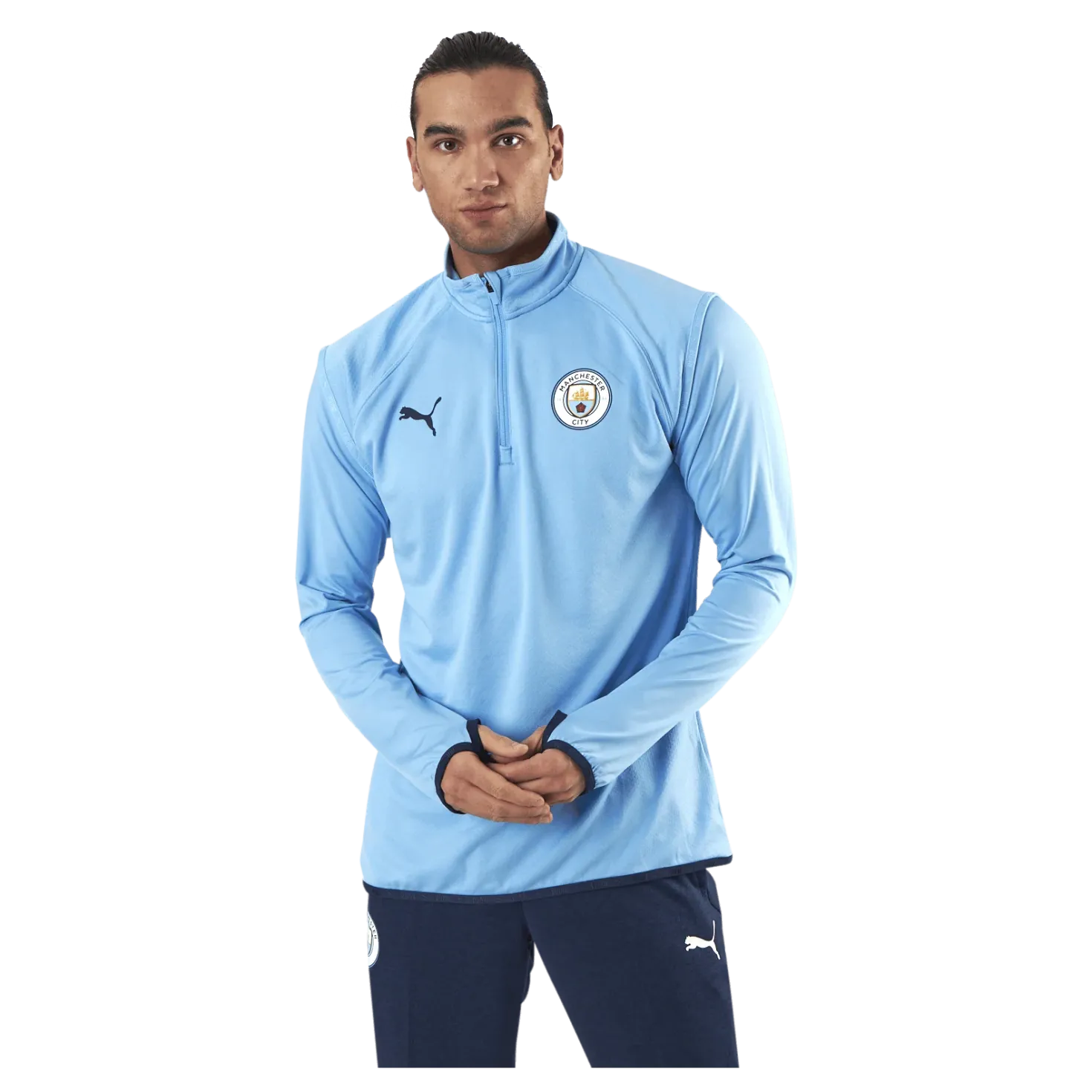 MCFC Warmup Midlayer Blue