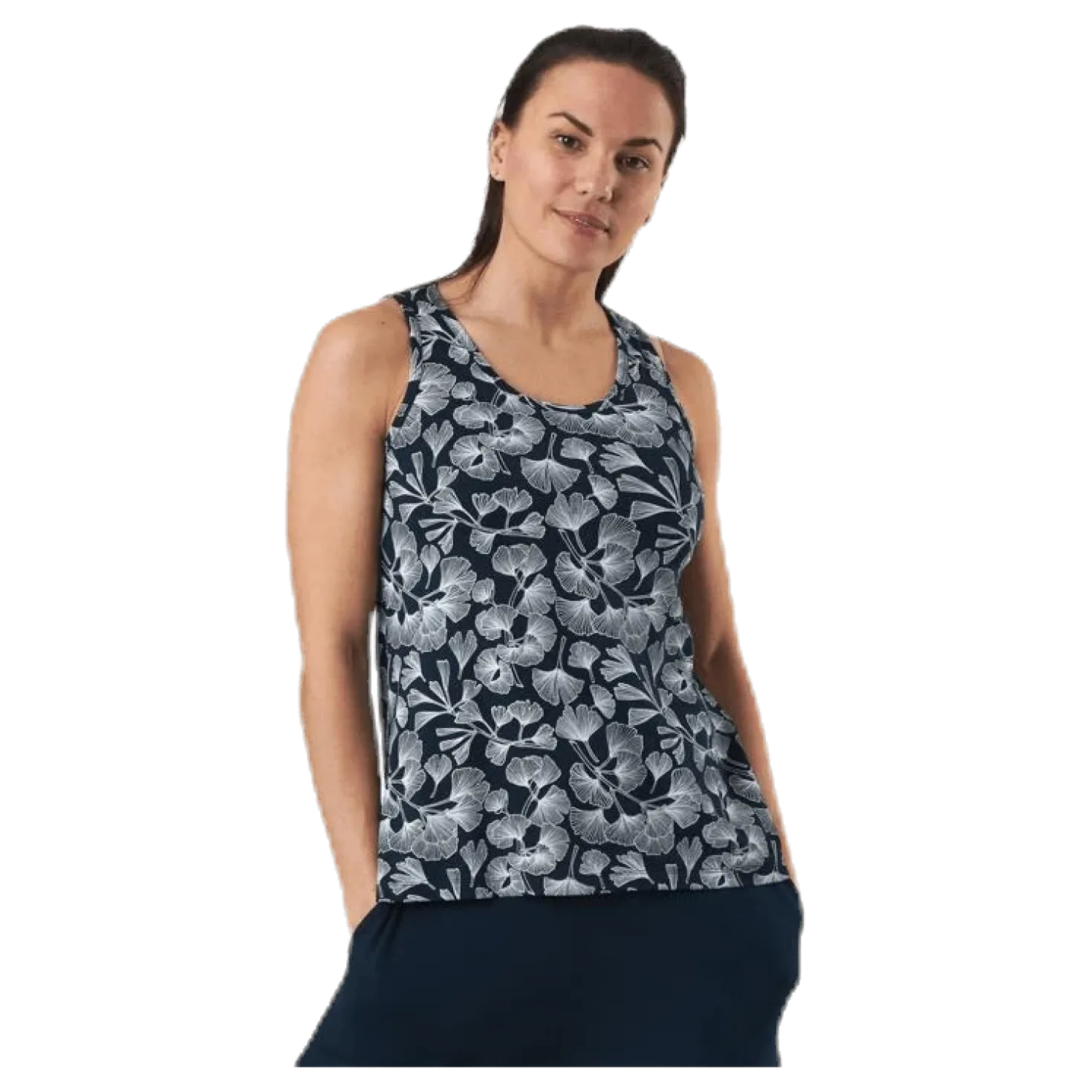 Melanie Top Blue/Patterned
