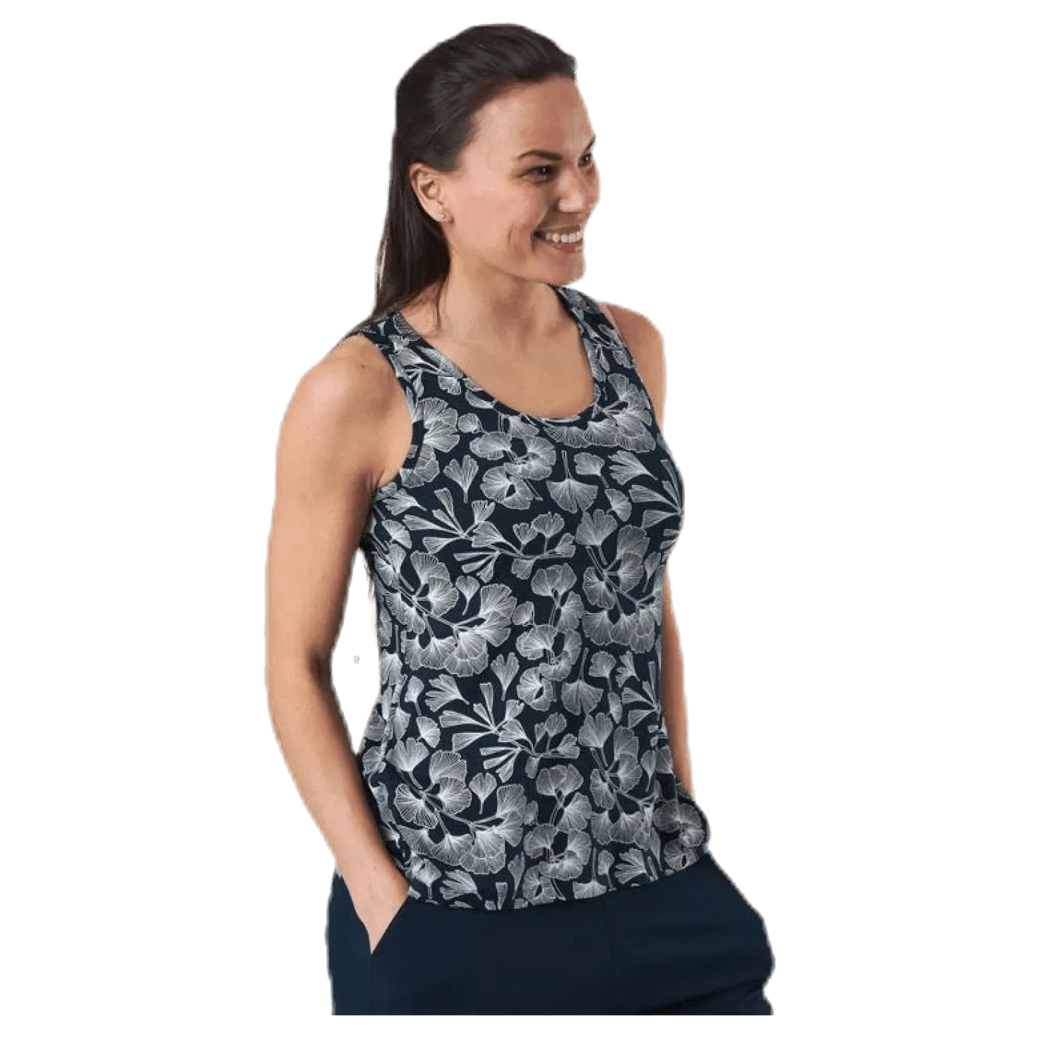 Melanie Top Blue/Patterned