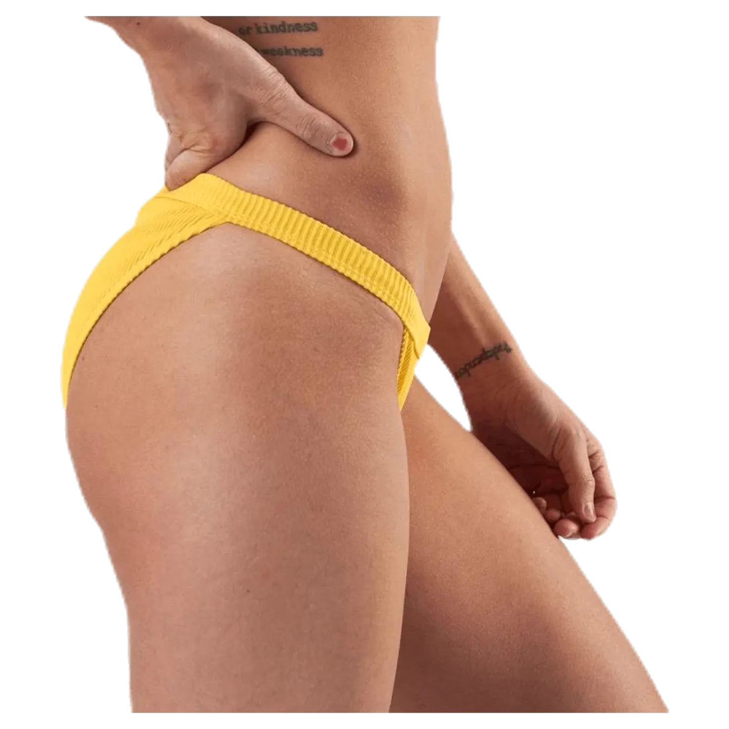 Melia Ribb Tanga Yellow