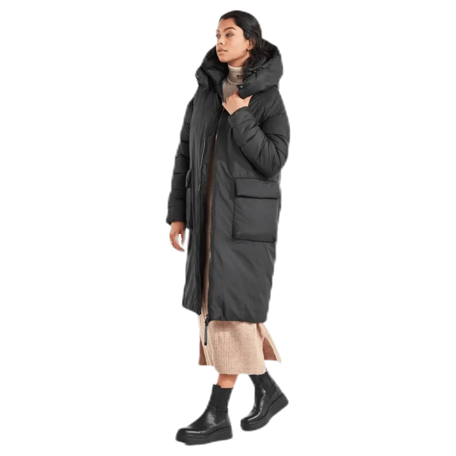 Melina Puff Coat Black