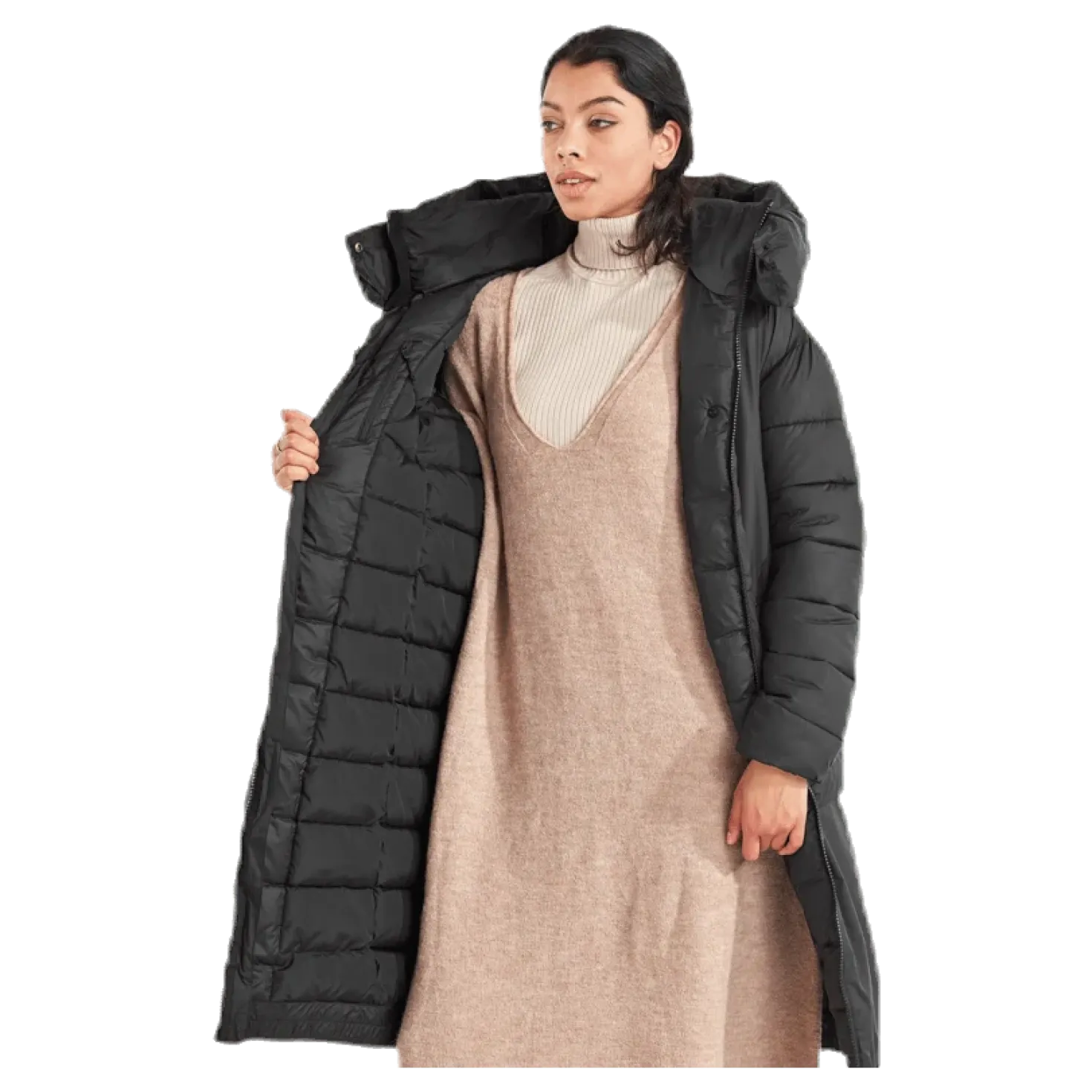 Melina Puff Coat Black
