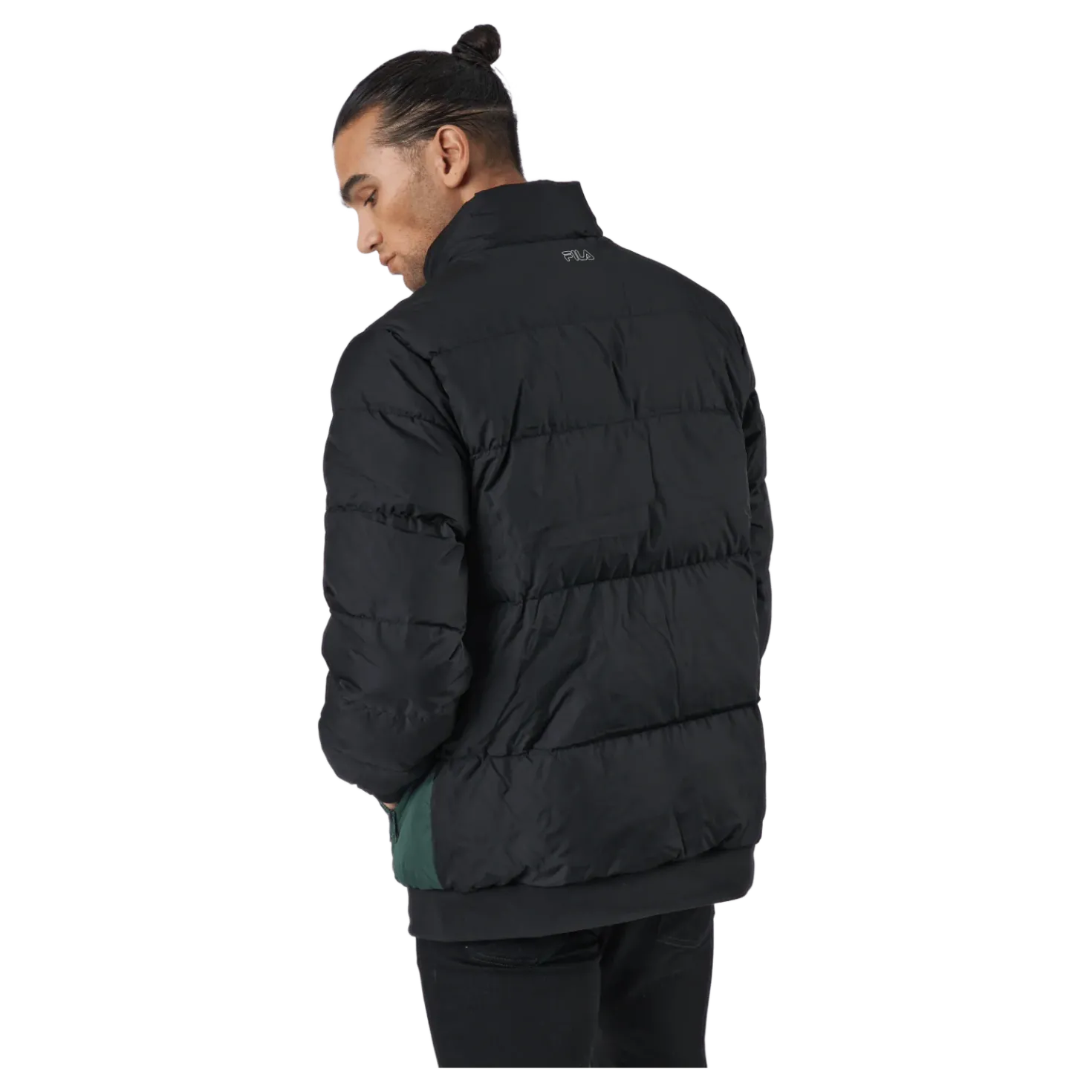Men Oliver Puff Jacket Sycamore-black-bright White