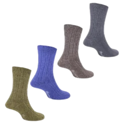 Mens Bamboo Blended Walking Socks - Simon Blue