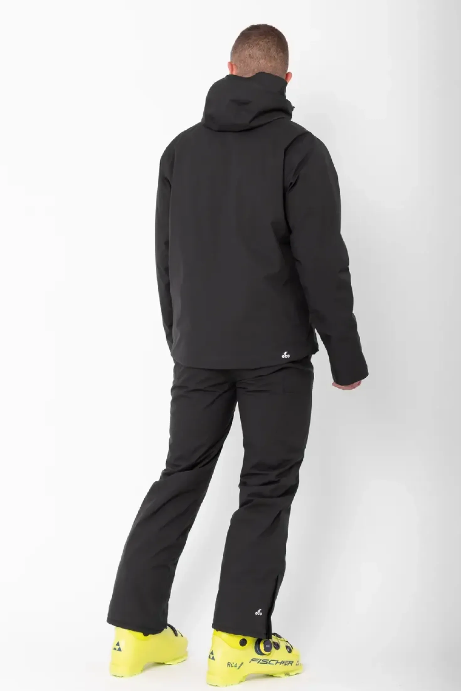 Men’S Light Padded Ski Jacket Kabo Black