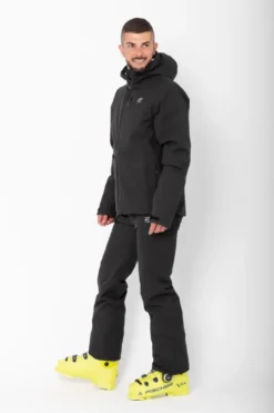 Men’S Light Padded Ski Jacket Kabo Black