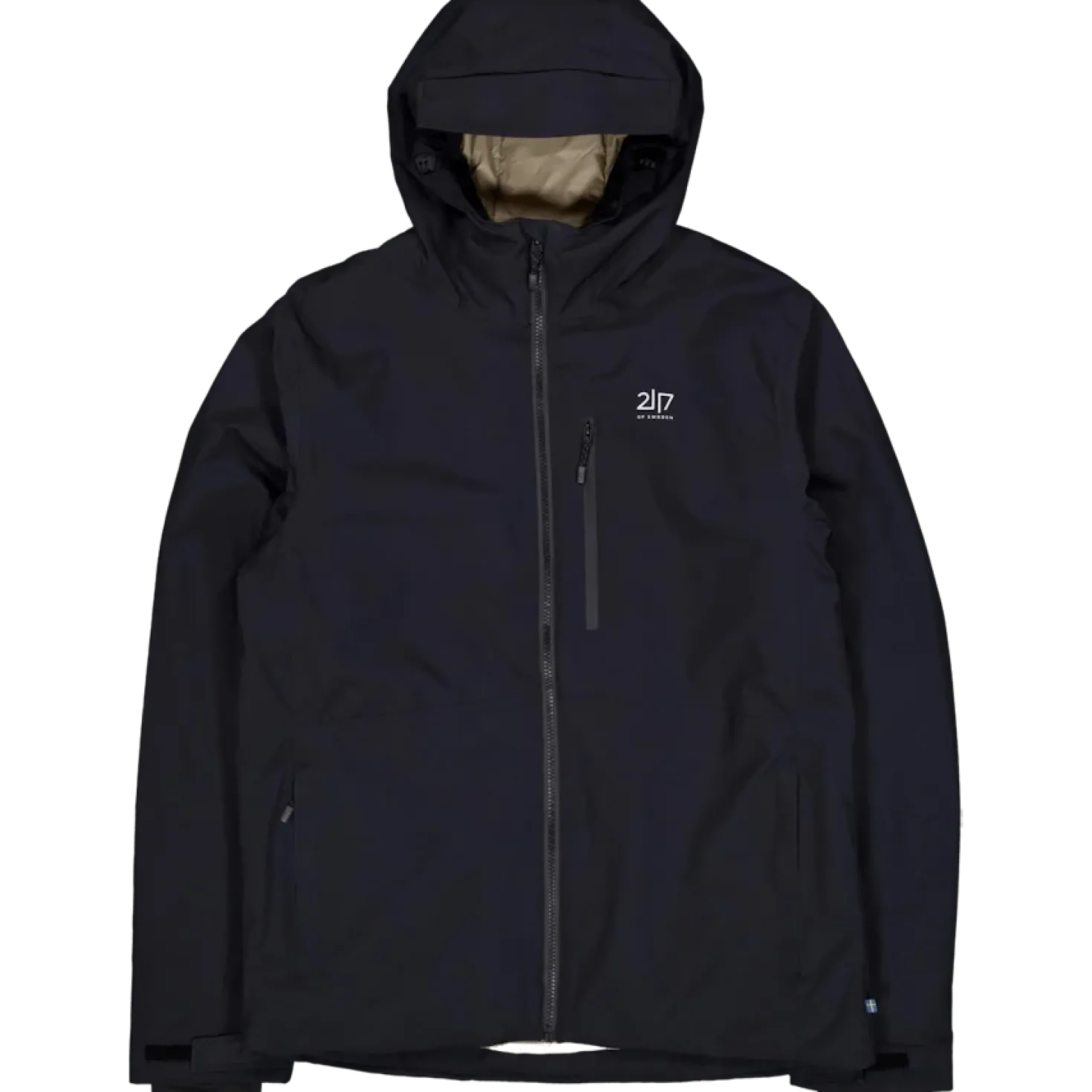 Men’S Light Padded Ski Jacket Kabo Black