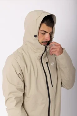 Men’S Light Padded Ski Jacket Kabo Sand