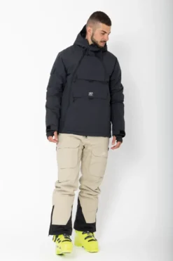 Men’S Light Padded Ski Jacket Nelkerim Black
