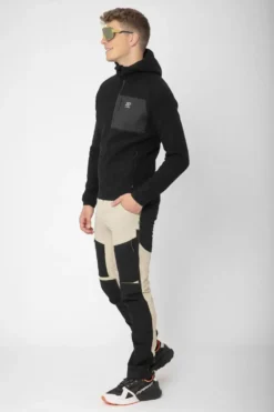 Men’S Wool Pile Hoodie Skord Black