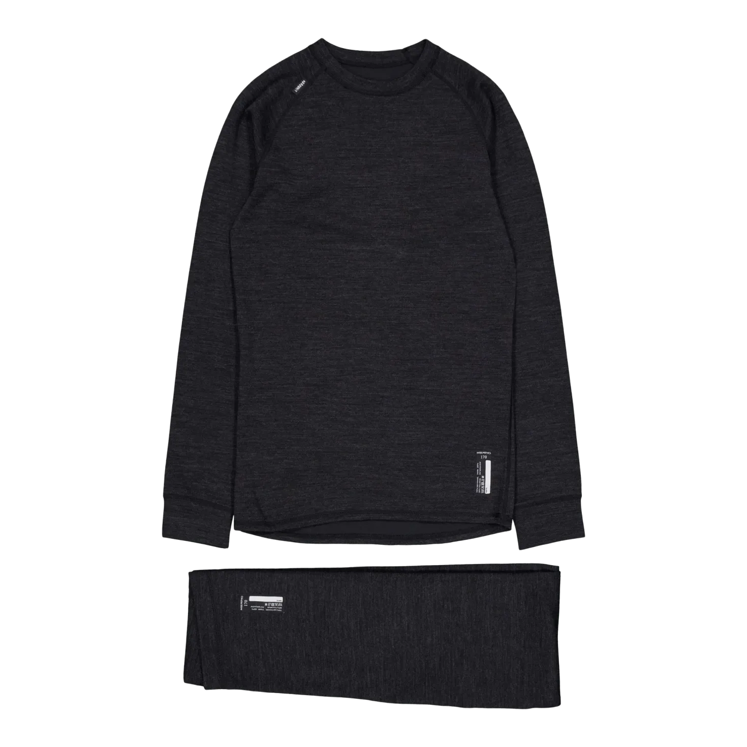 Merino Set Black Melange