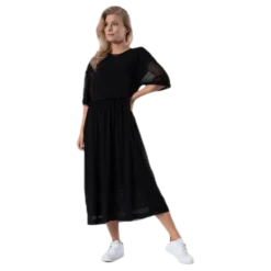 Mesh Dress Black