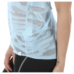 Mesh It Up Layer Tank Blue/Patterned