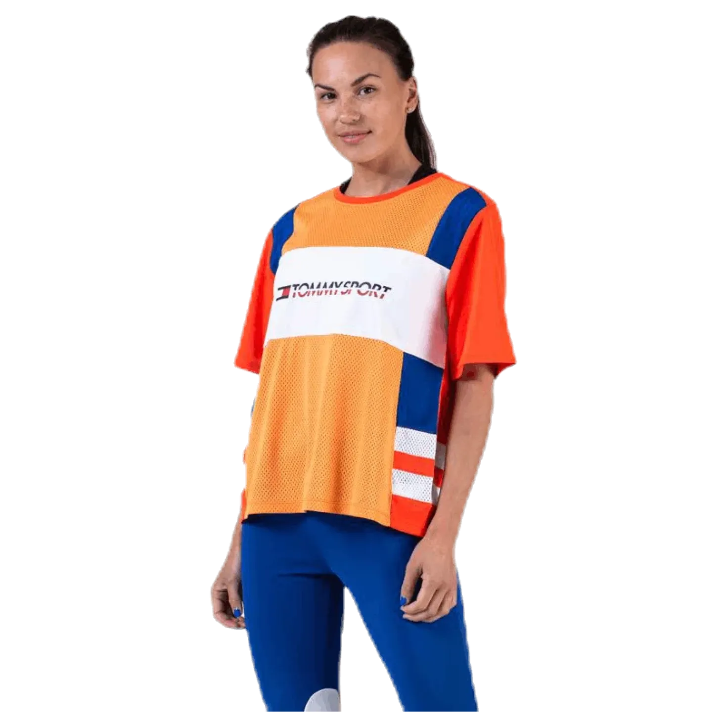 Mesh Tee Logo Patterned