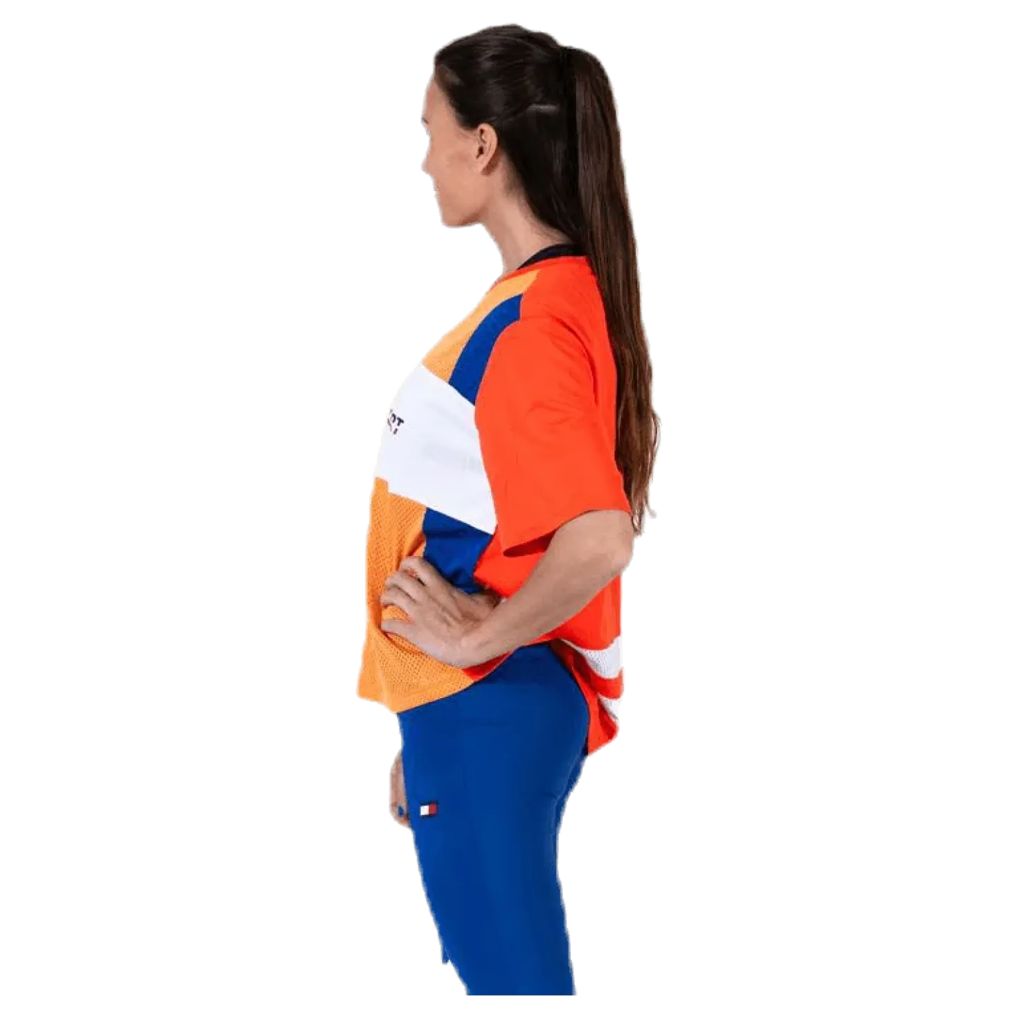 Mesh Tee Logo Patterned