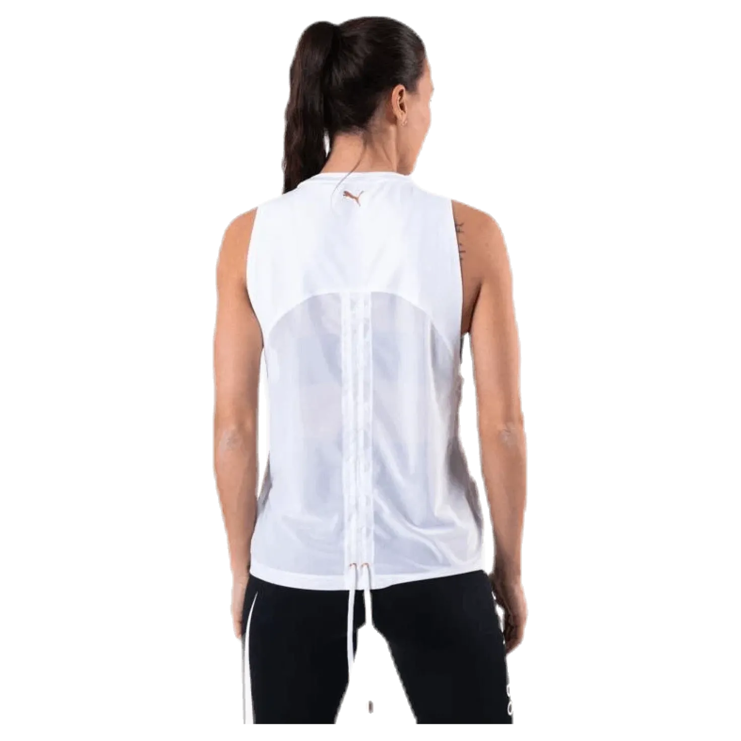 Metal Splash Adjustable Tank White