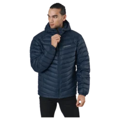 M Frost Down Hood Jacket Blue Shadow