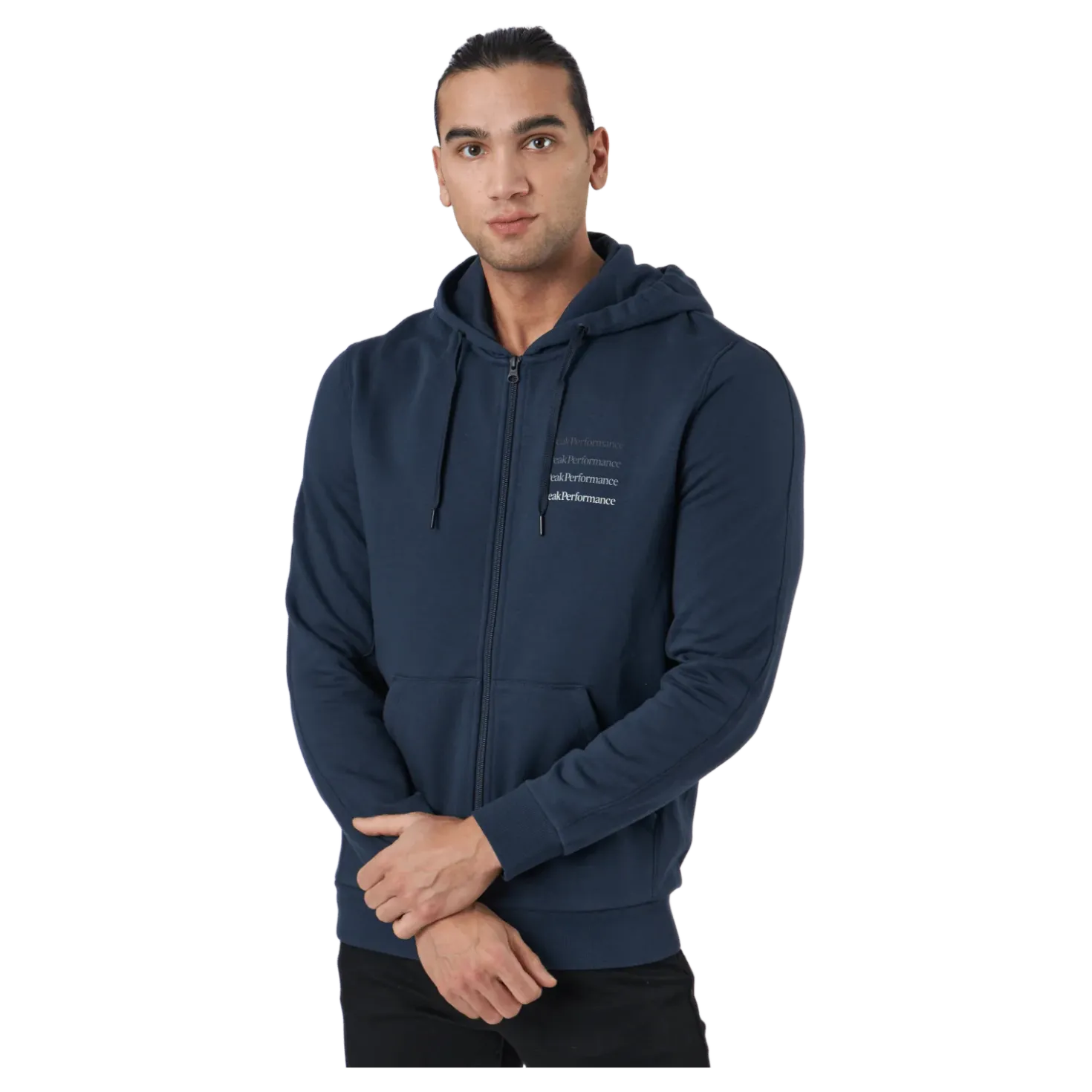 M Ground Zip Hood Blue Shadow