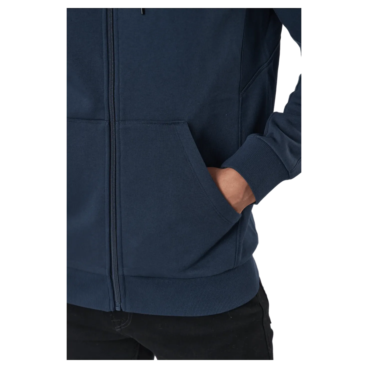 M Ground Zip Hood Blue Shadow