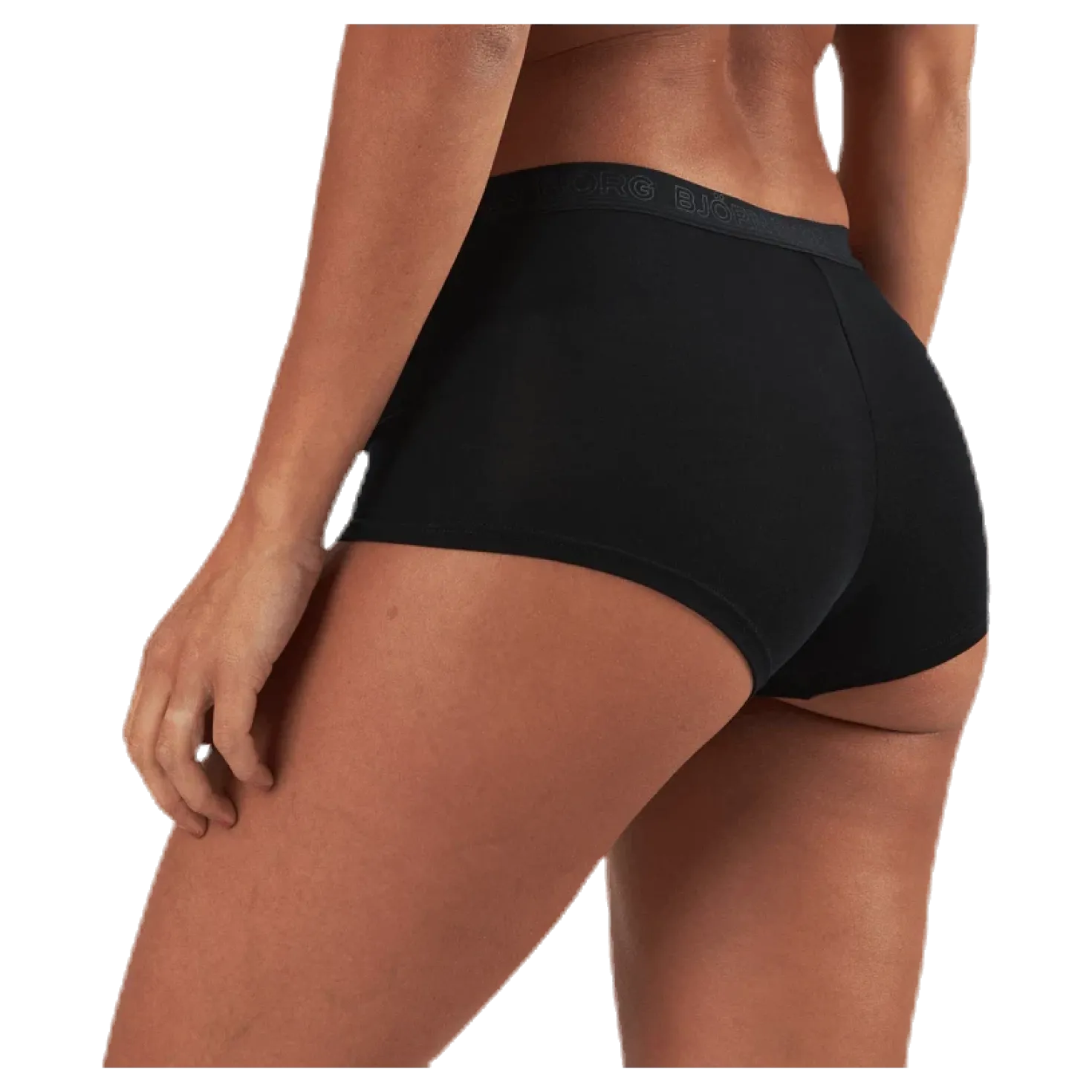 Mia Tiger Minishorts 2-Pack Black