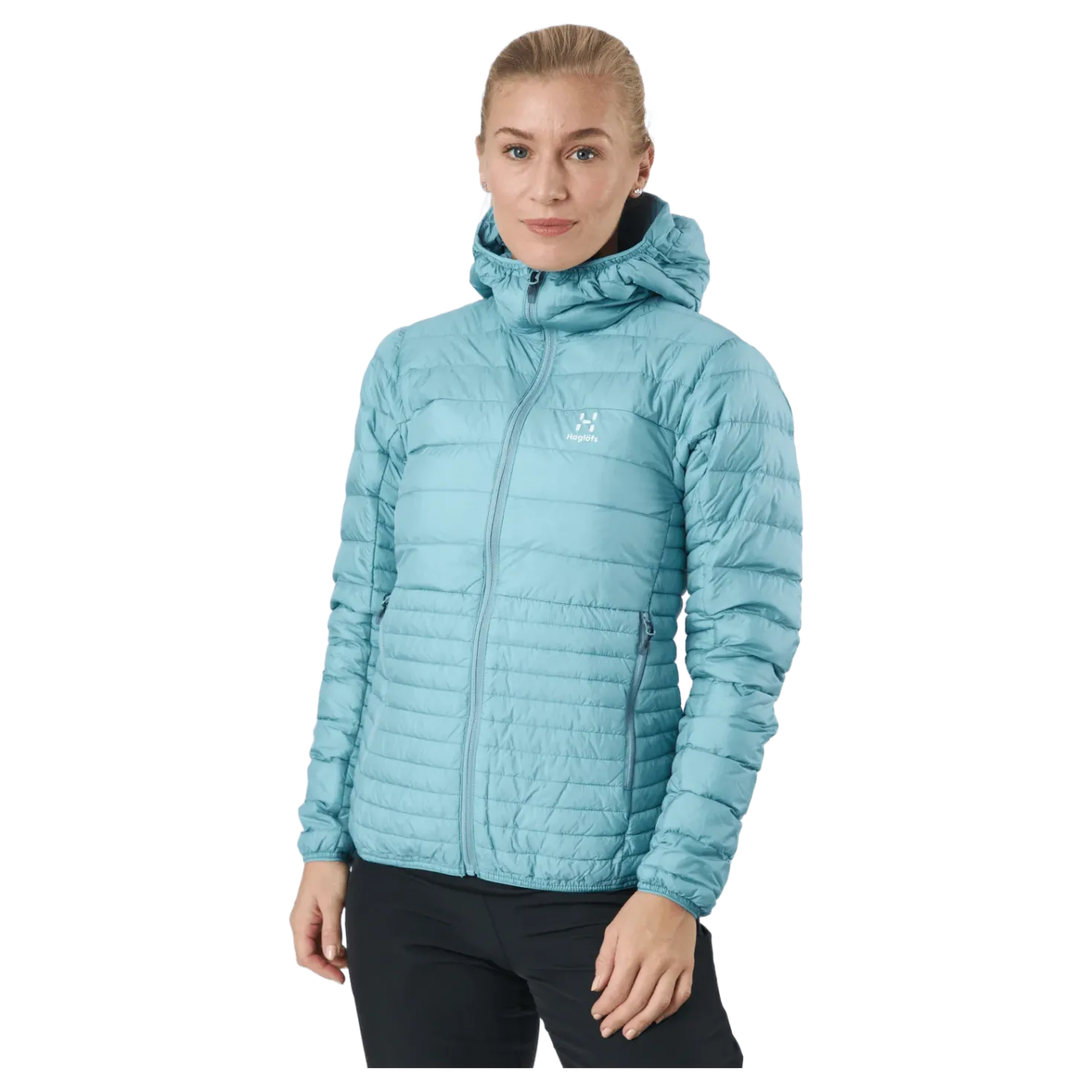 Micro Nordic Down Hood Frost Blue