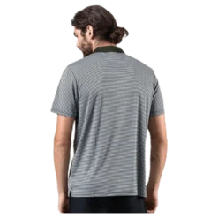 Microstripe Polo Green