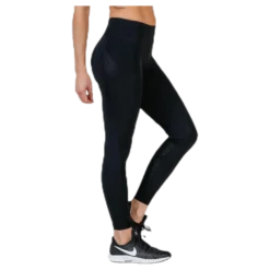 Mid-Rise Compression Tights Black