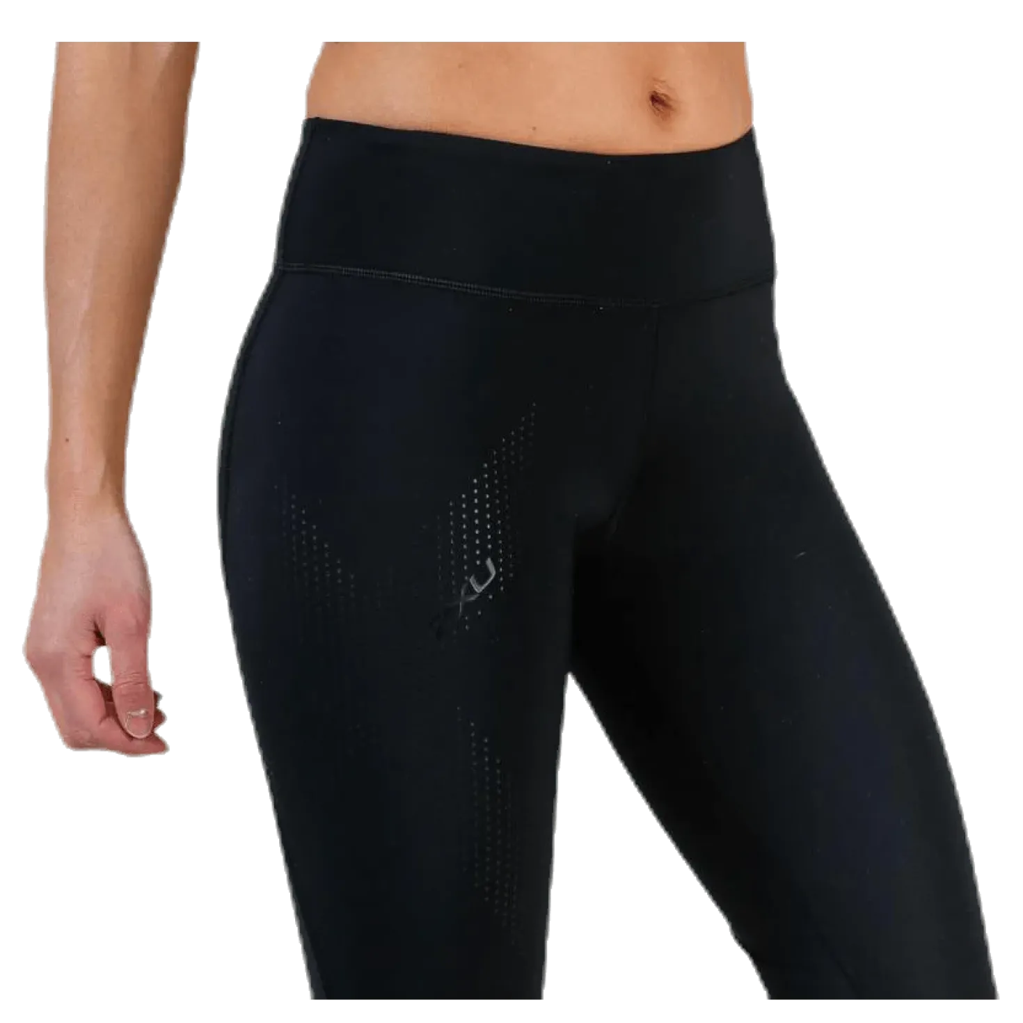 Mid-Rise Compression Tights Black