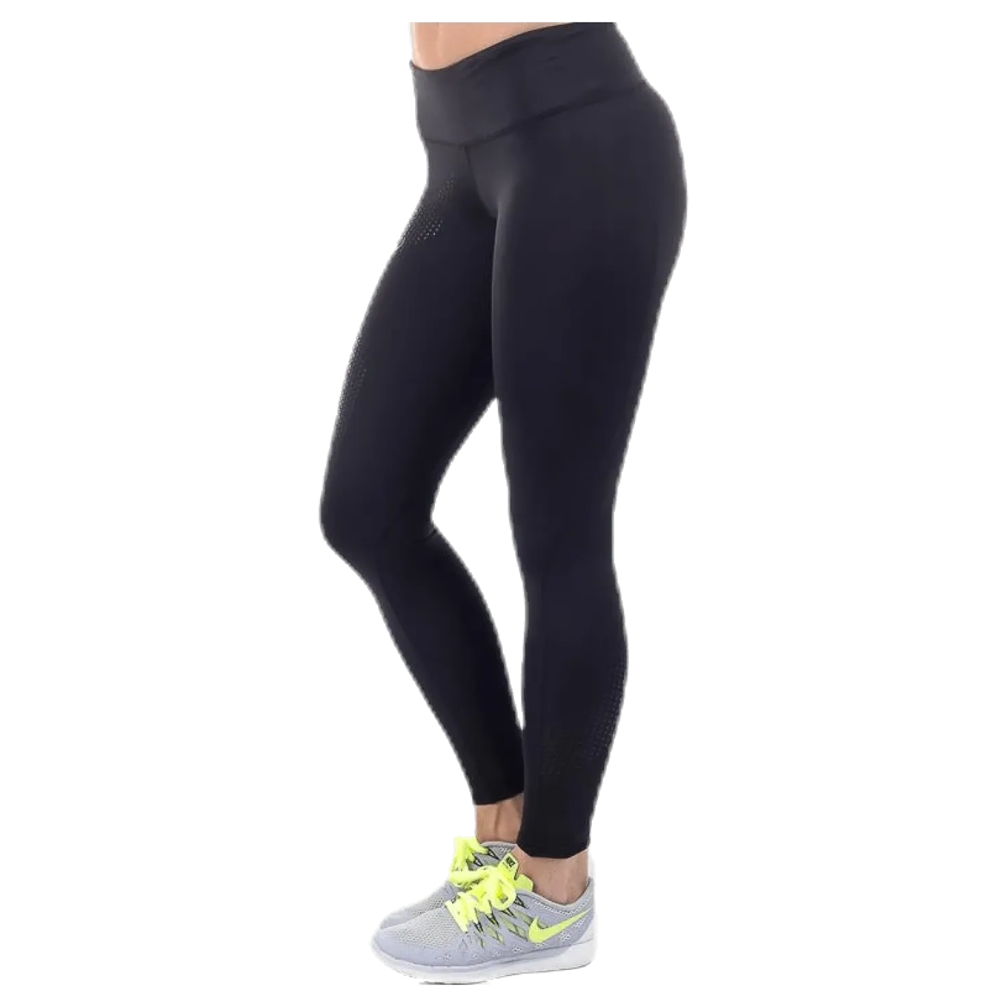 Mid-Rise Compression Tights Black