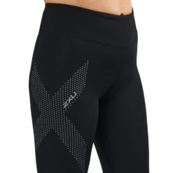 Mid-Rise Compression Tights Black/Grey