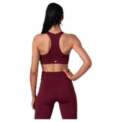 Mid Support Bra Logo Red