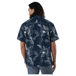 Mike Shirt Ss Plain Blue
