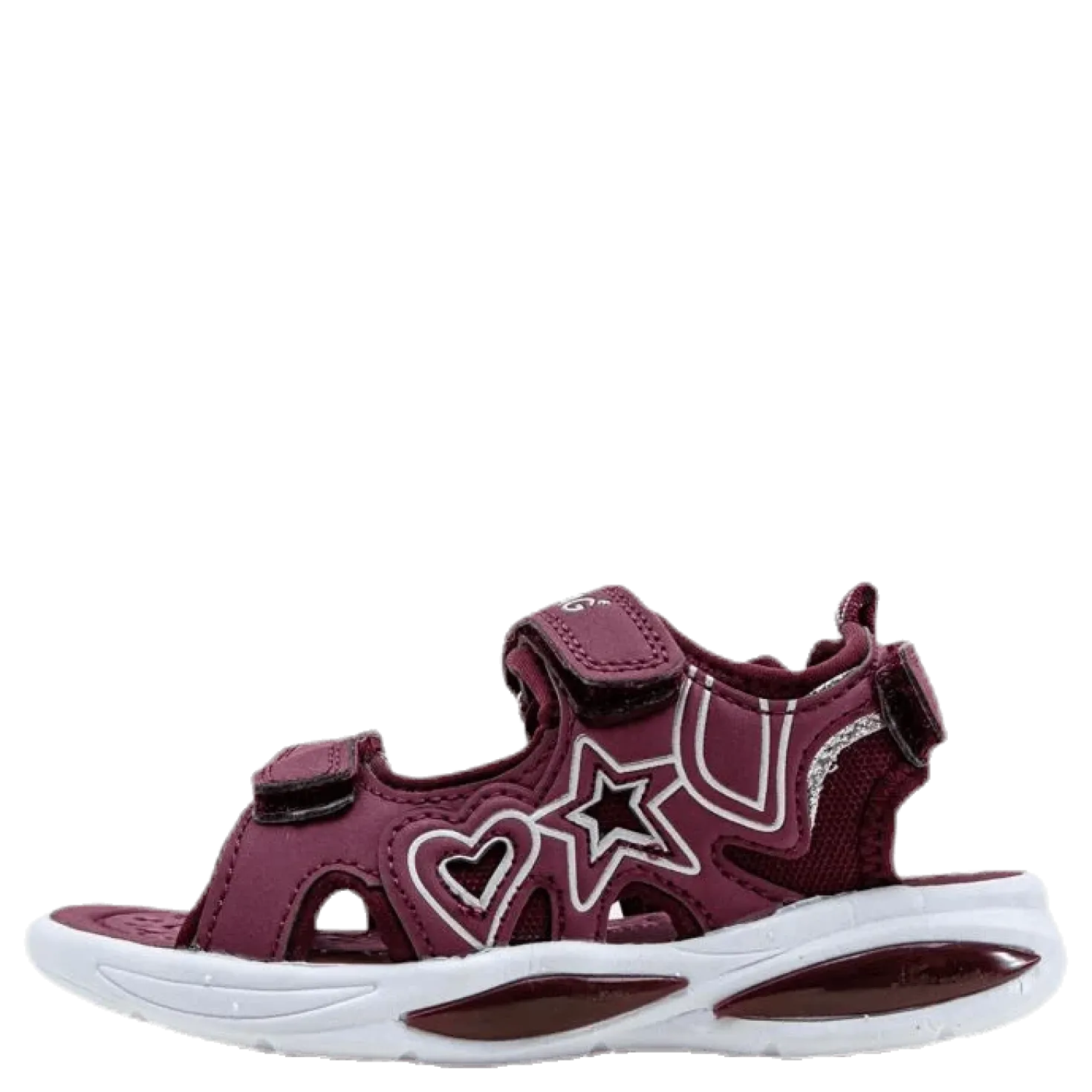 Miki Kids Lite Sandal w Lights Purple