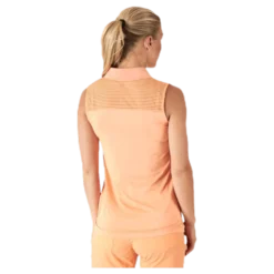 Miko Sleeveless Poloshirt Orange