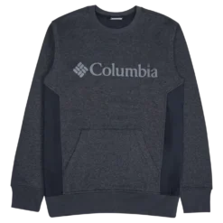 Minam River Crew Black Heather, Black