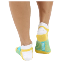 Mirenda Thin Running Sock Low-cut White/Yellow