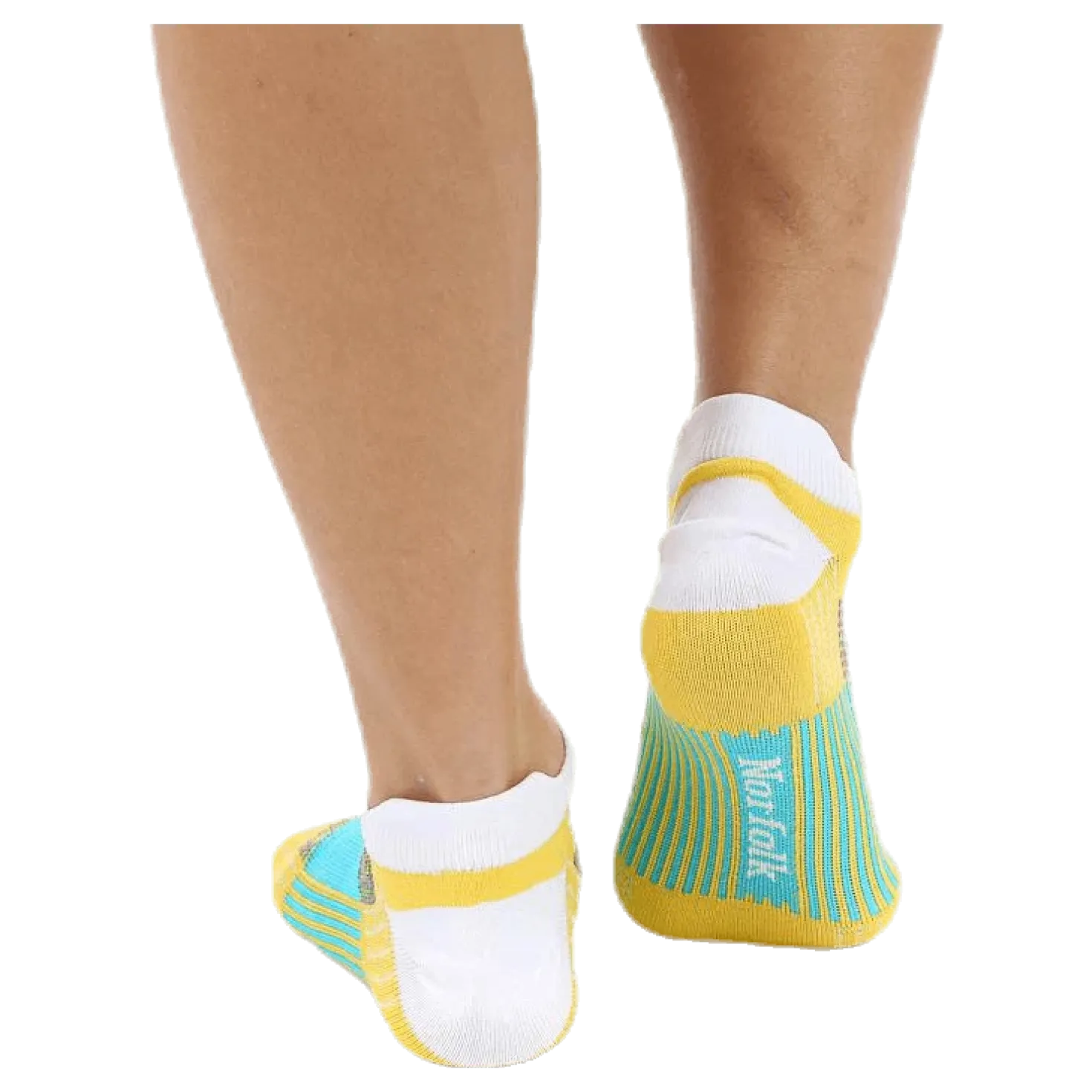 Mirenda Thin Running Sock Low-cut White/Yellow