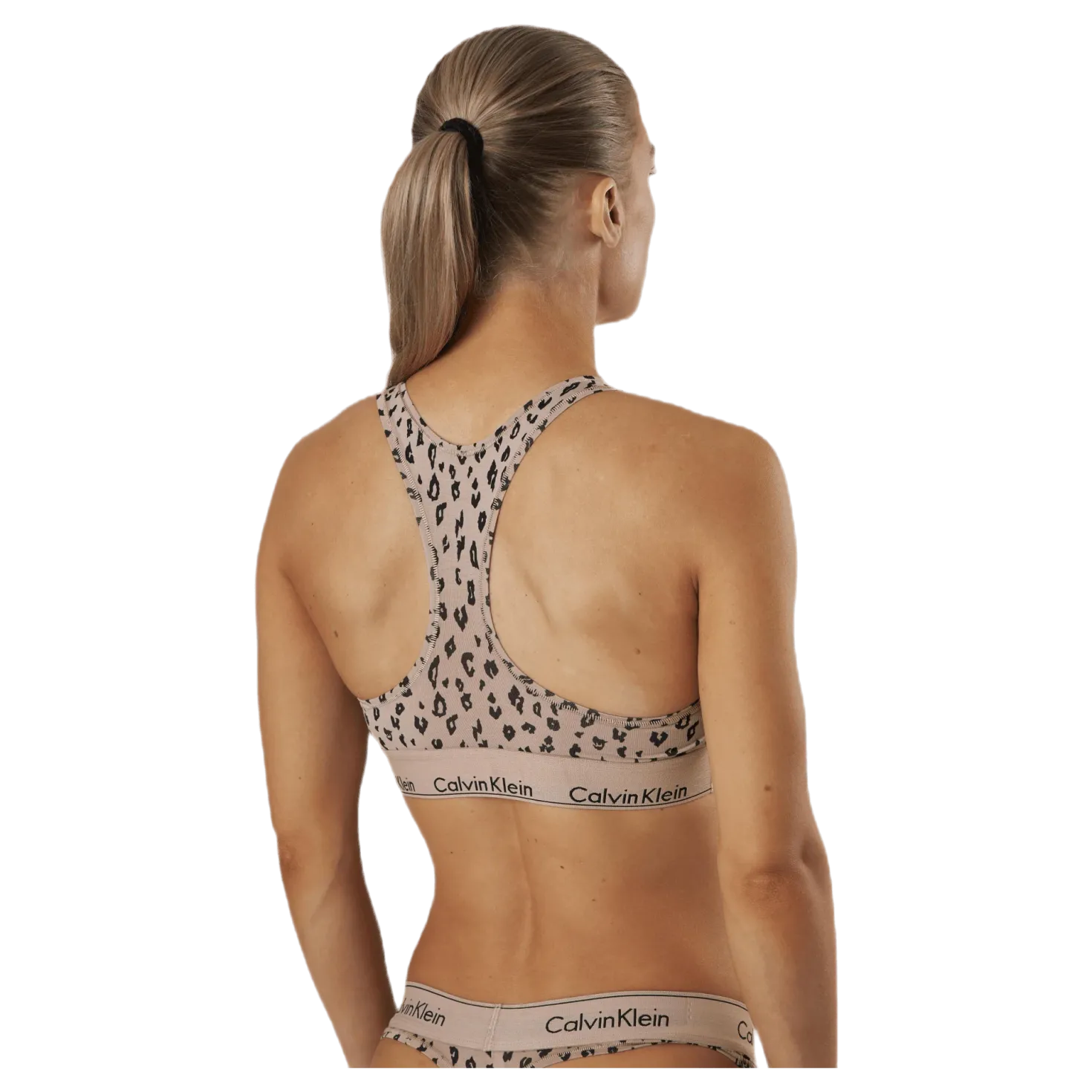 Modern Cotton Unlined Bralette Beige