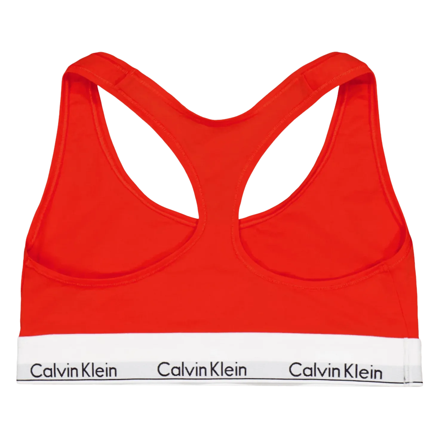 Modern Cotton Unlined Bralette Orange