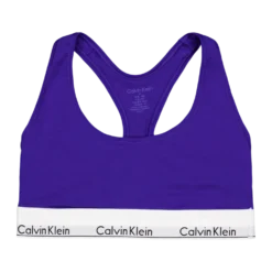 Modern Cotton Unlined Bralette Blue