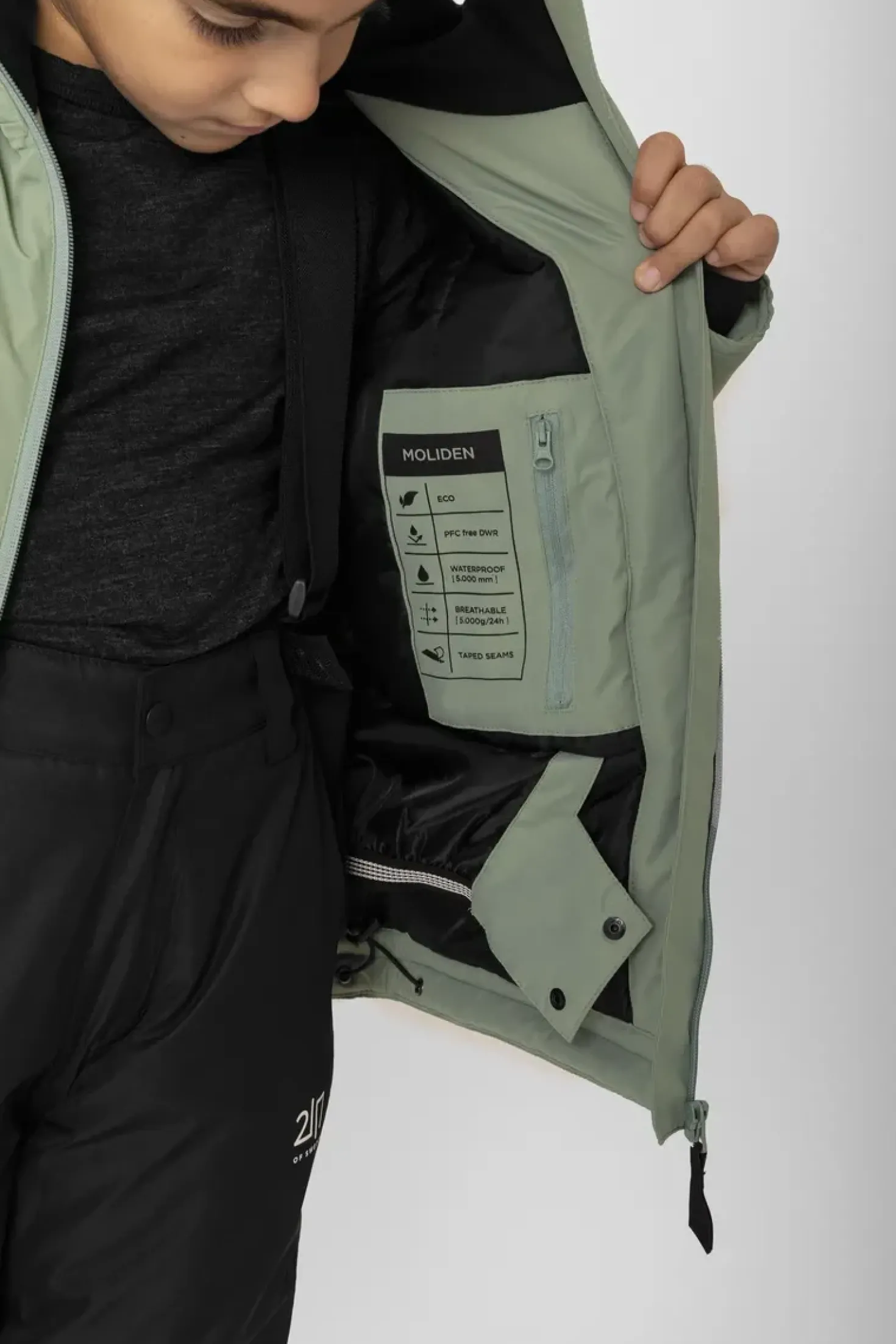 Moliden Jacket Jr Vintage Green