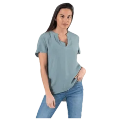 Molly Ss V-Neck Green