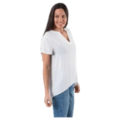 Molly Ss V-Neck White