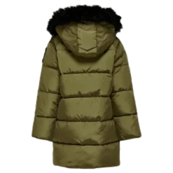 Monica Long Puffer Coat Beige