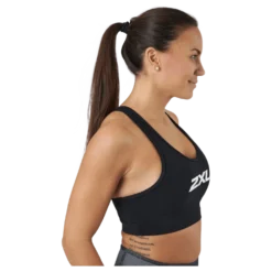 Motion Racerback Crop Black/white