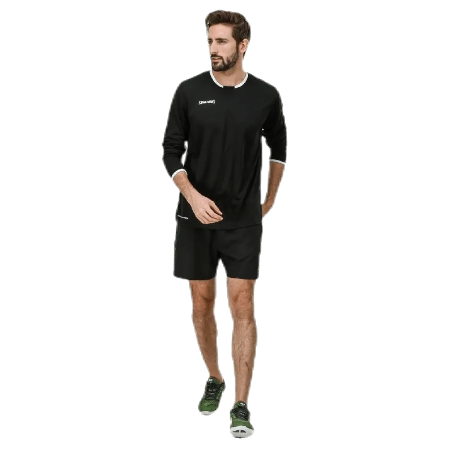 Move Shooting Shirt L/S White/Black