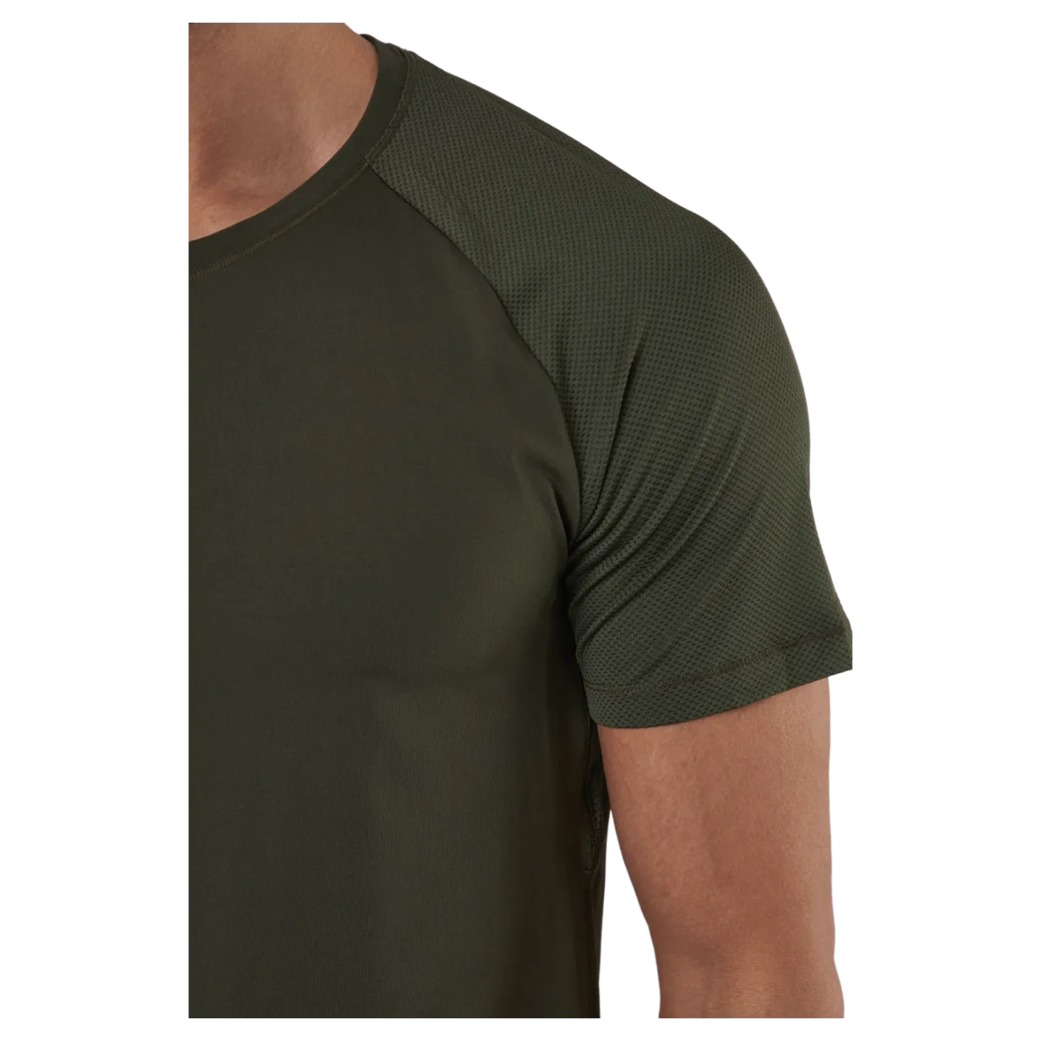 M Structured Tee Forest Green